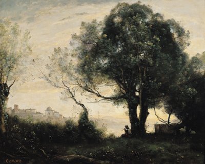 カステルガンドルフォのお土産 作： Jean Baptiste Camille Corot